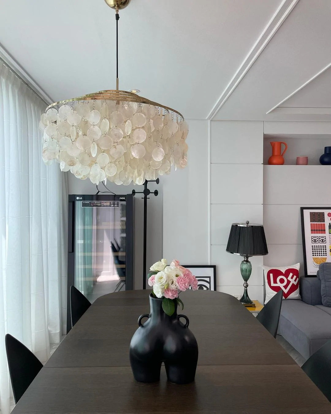 Aeolian Seashell Chandelier