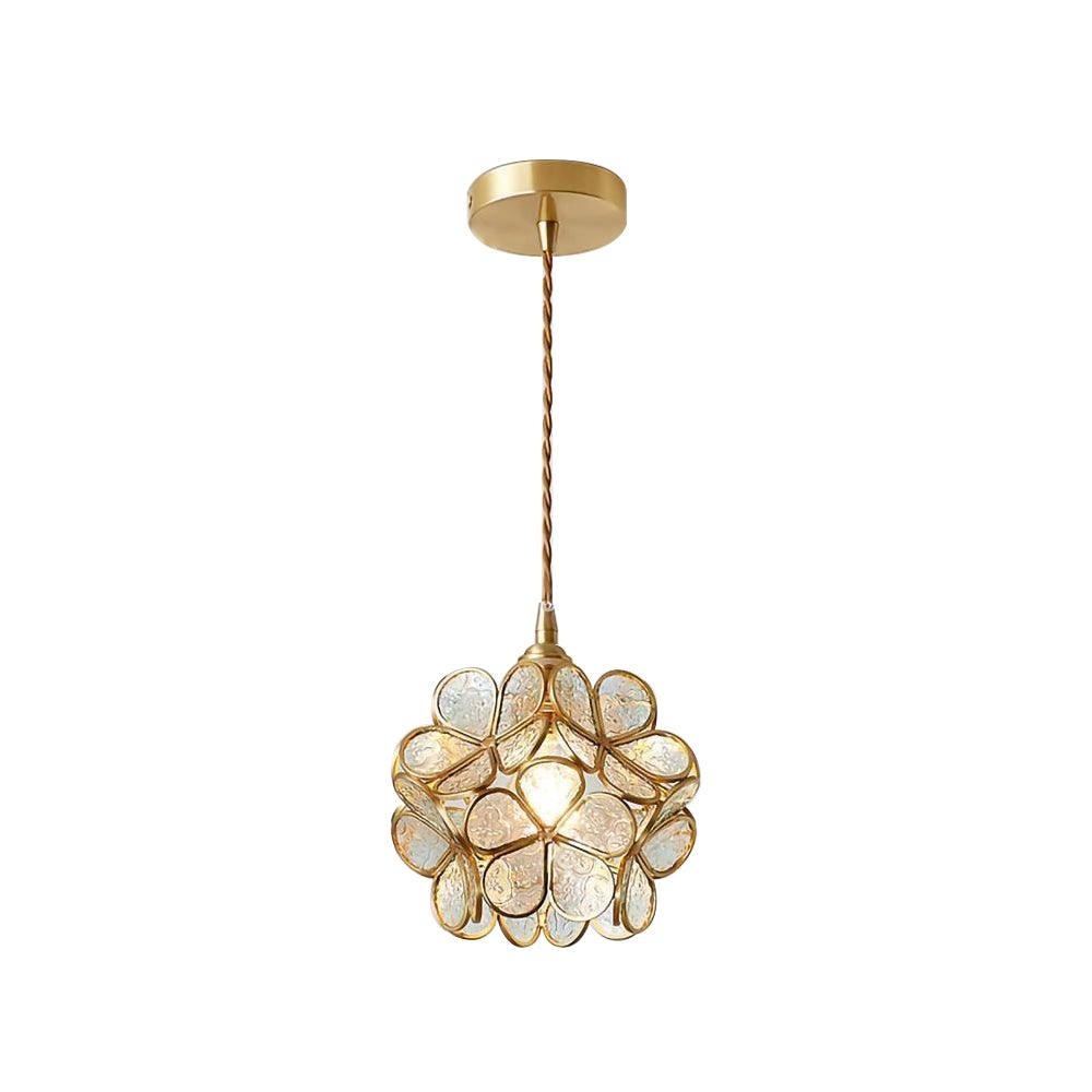 Mira Glass Petal Pendant Light