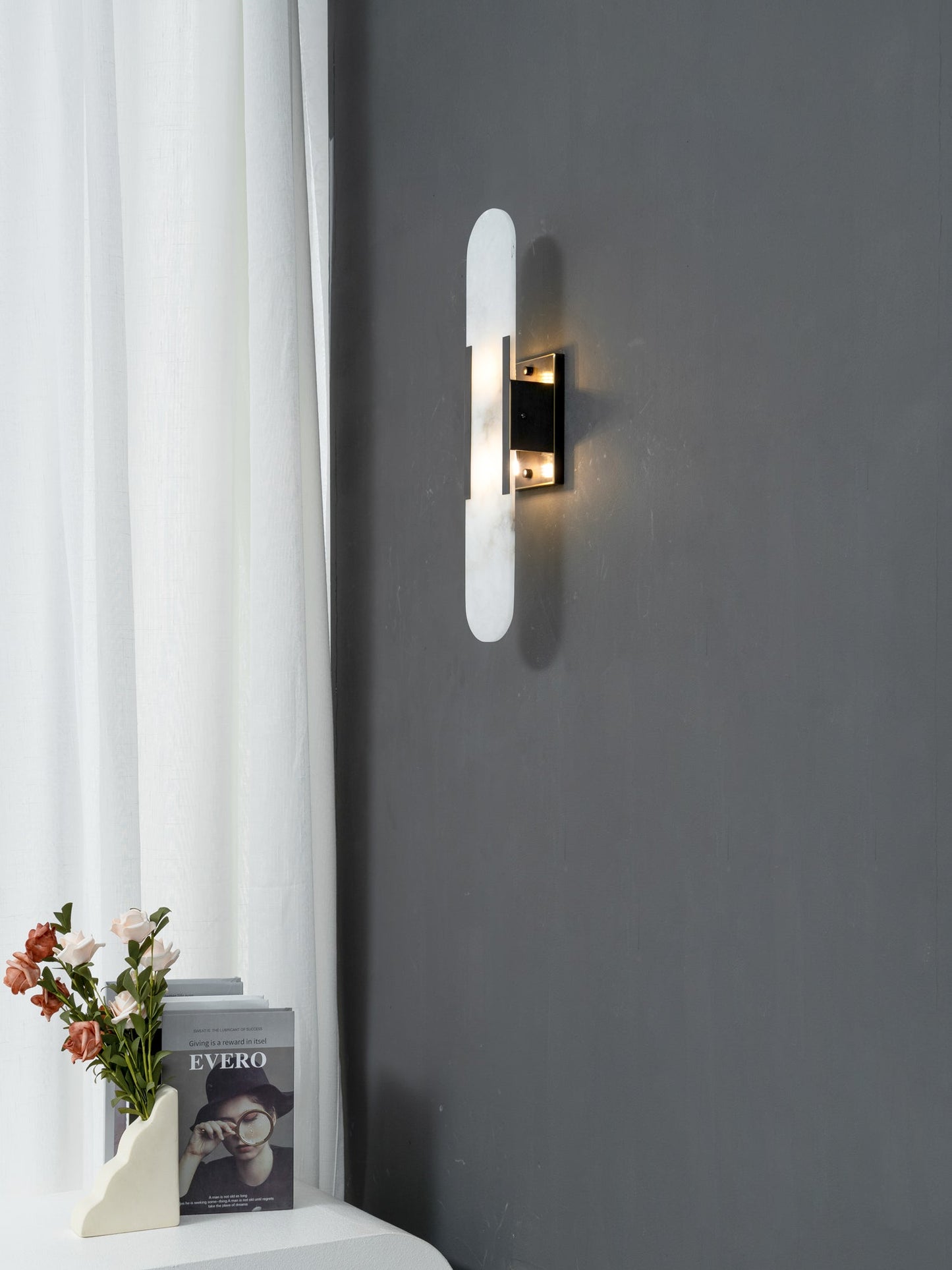 Geoffrey Alabaster Wall Lamp