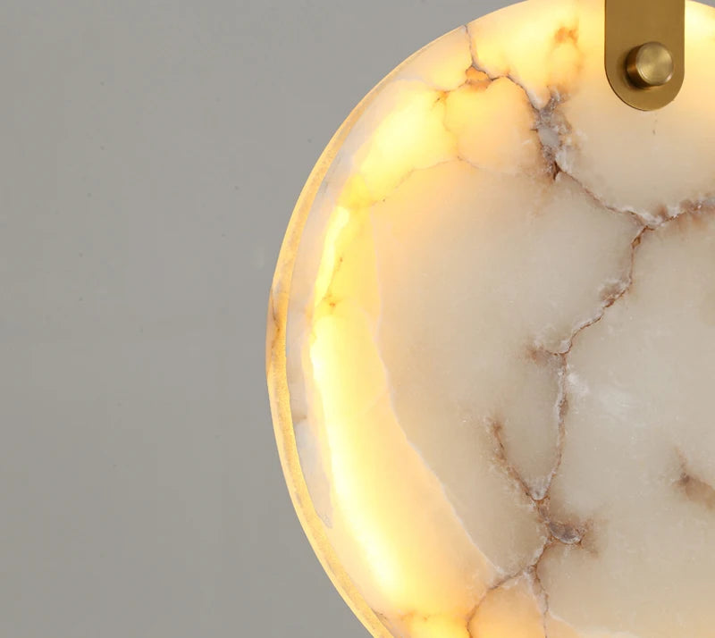 Modern Marble Crystal LED Chandelier