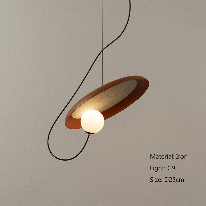 Teo Minimalist Magnetic Adjustable 3D Print Pendant Light