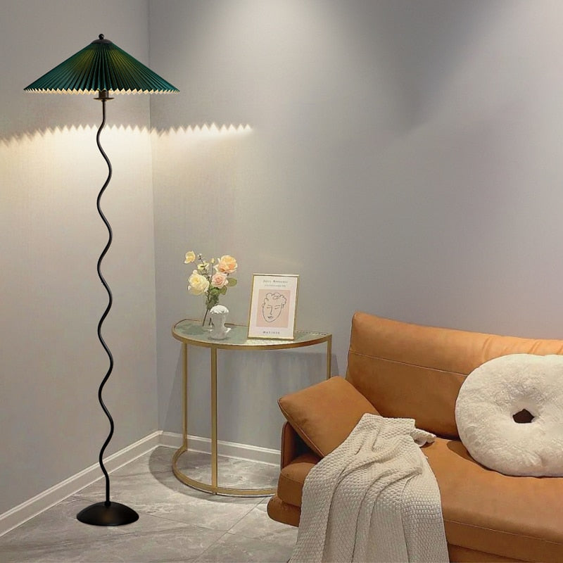 Tristan Fabric LED Floor Lamp