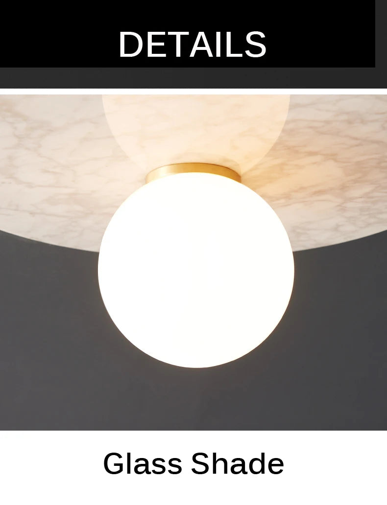 Giani Marble Ceiling Light