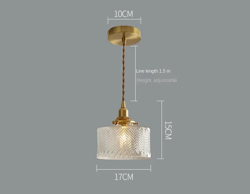 Cecile Glass Pendant Light