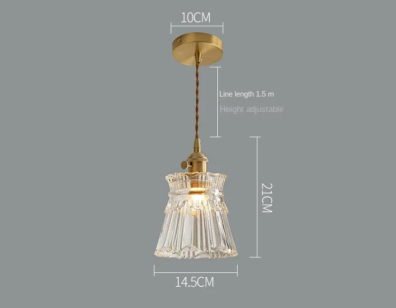 Cecile Glass Pendant Light