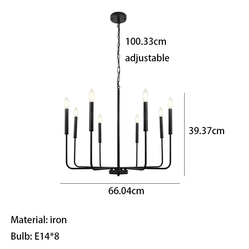 Kayla Retro Chandelier