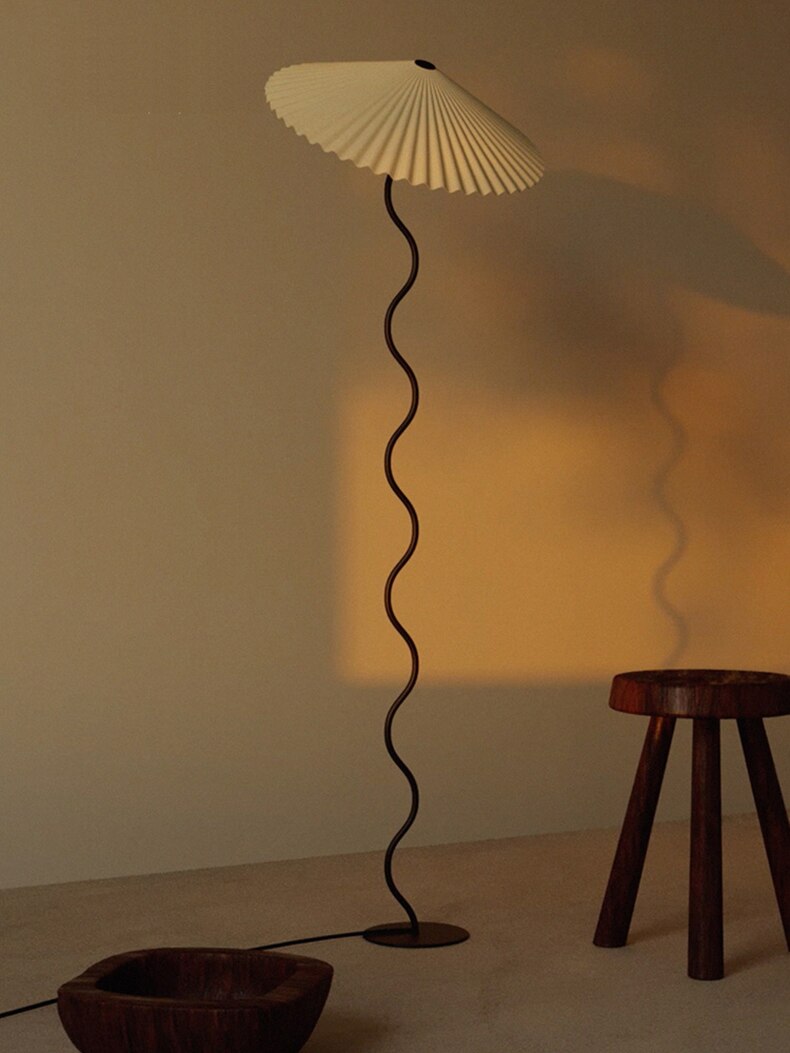 Tristan Fabric LED Floor Lamp