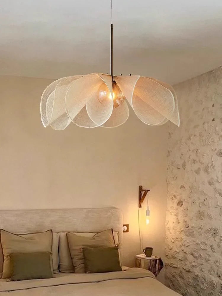 Dori Fabric Flower Pendant Light