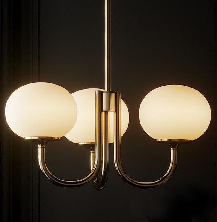 Clara Vintage Glass Chandelier