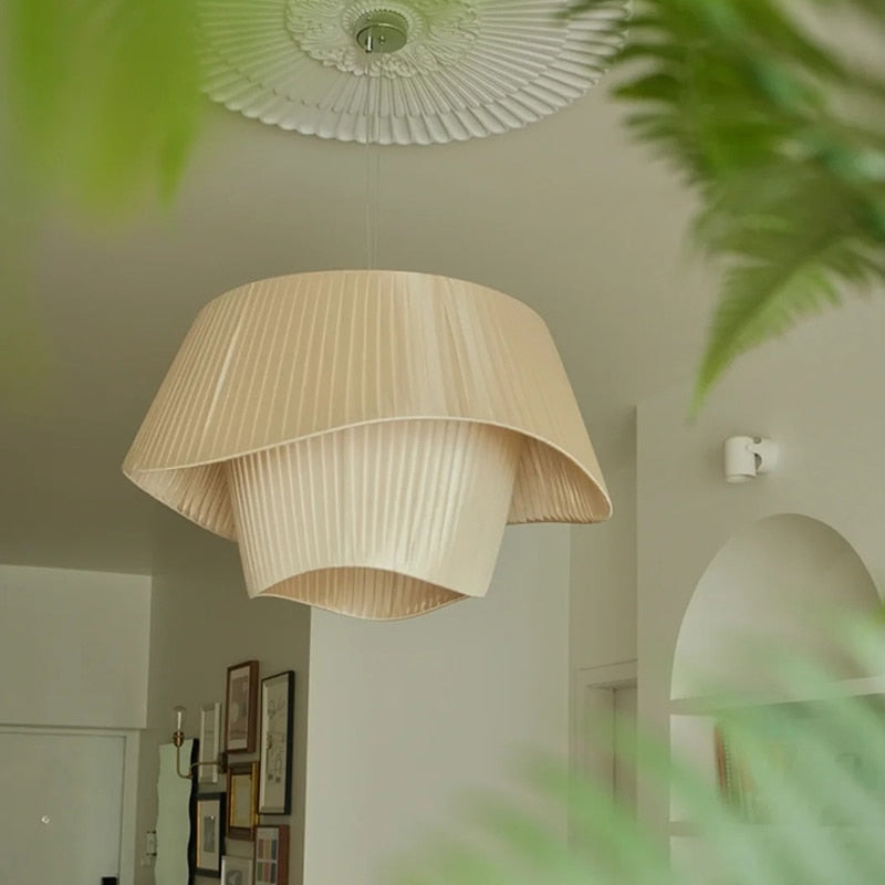 Jade Fabric Ceiling Light