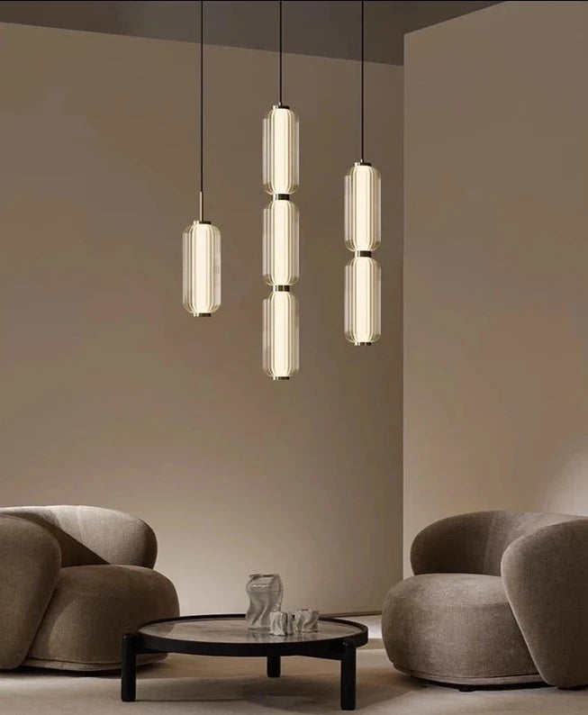 Leah Modern Glass Pendant Light