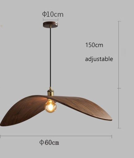 Francis Wabi Sabi Wood Art Pendant Light