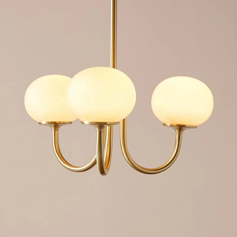 Clara Vintage Glass Chandelier
