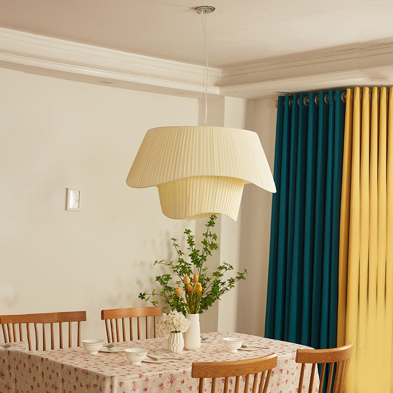 Jade Fabric Ceiling Light