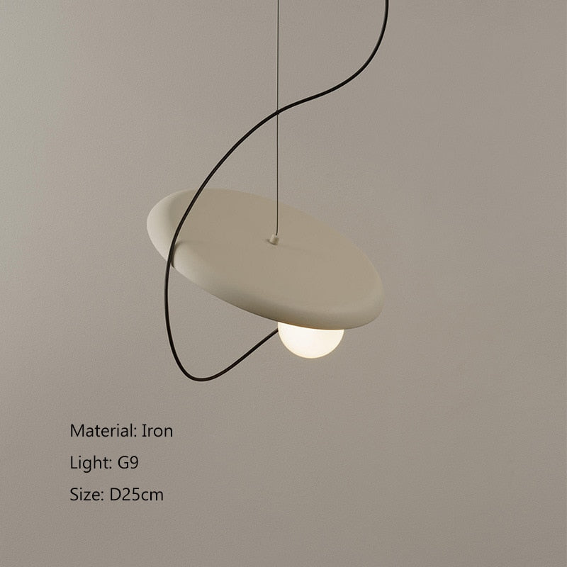 Teo Minimalist Magnetic Adjustable 3D Print Pendant Light