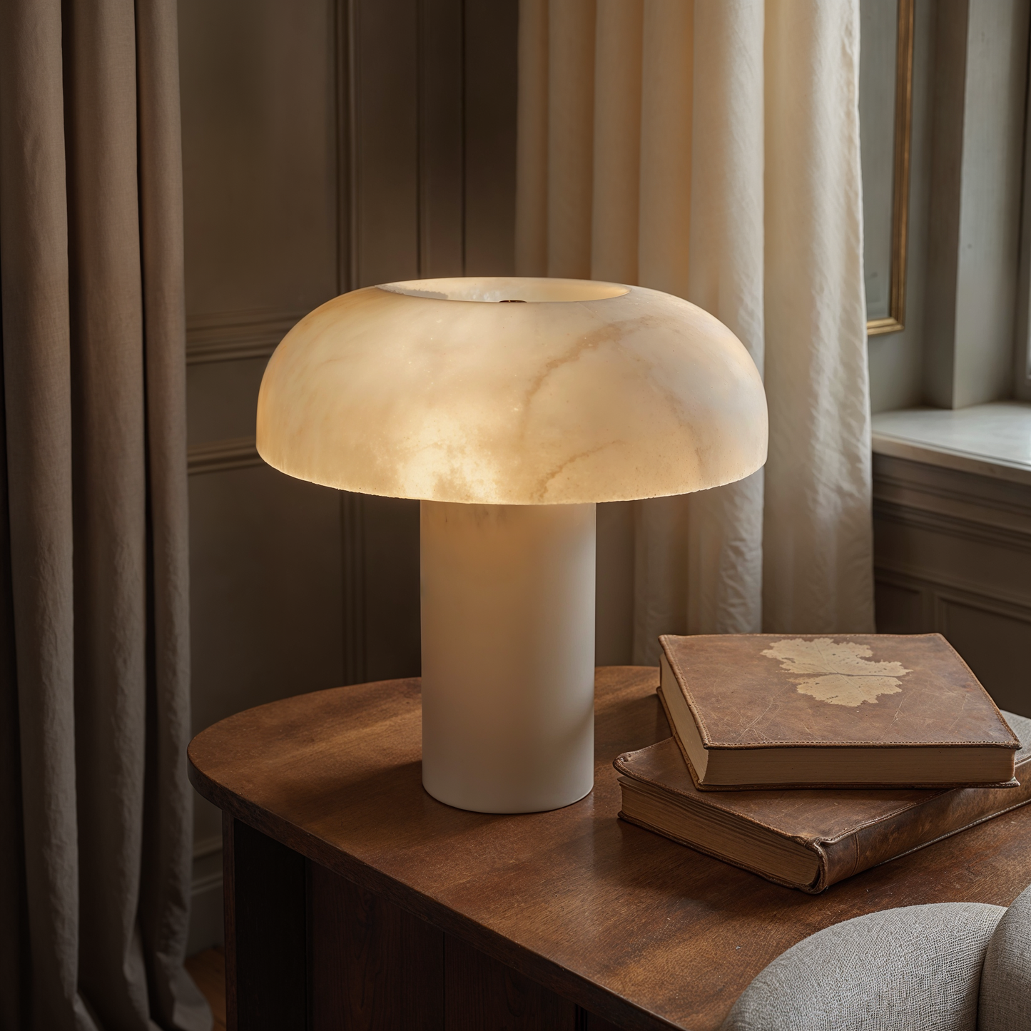 Zach Alabaster Table Lamp