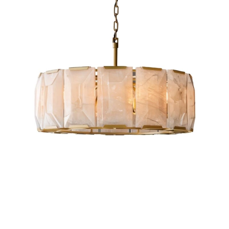 Verona Round Alabaster Chandelier