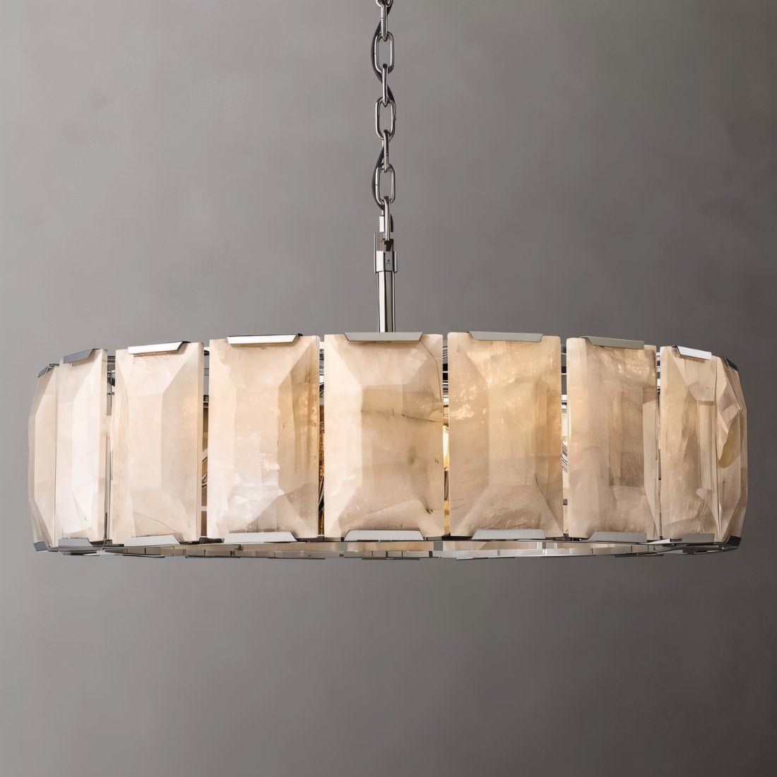Verona Round Alabaster Chandelier