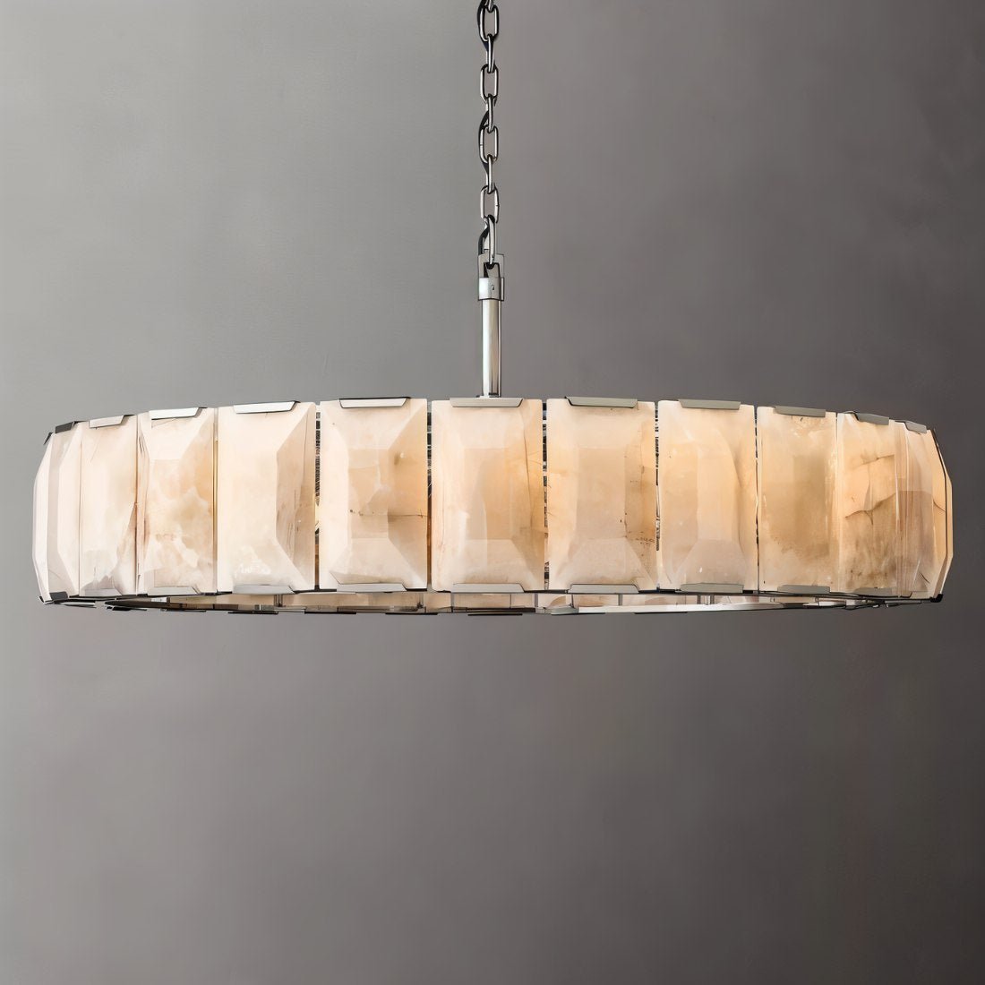 Verona Round Alabaster Chandelier