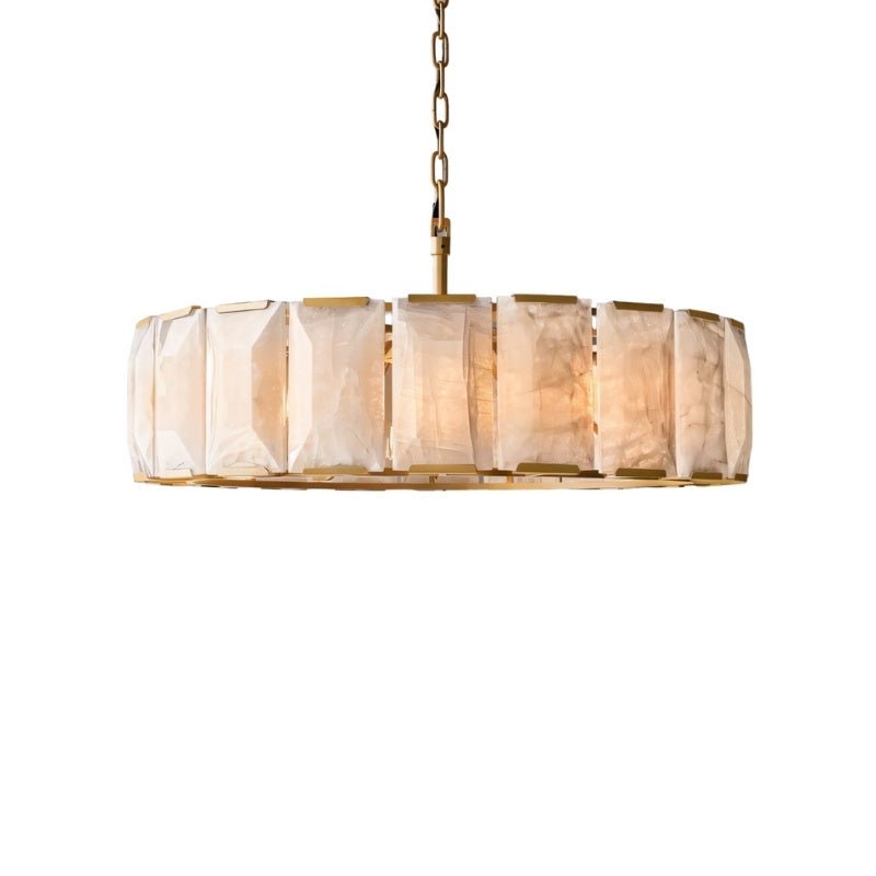 Verona Round Alabaster Chandelier