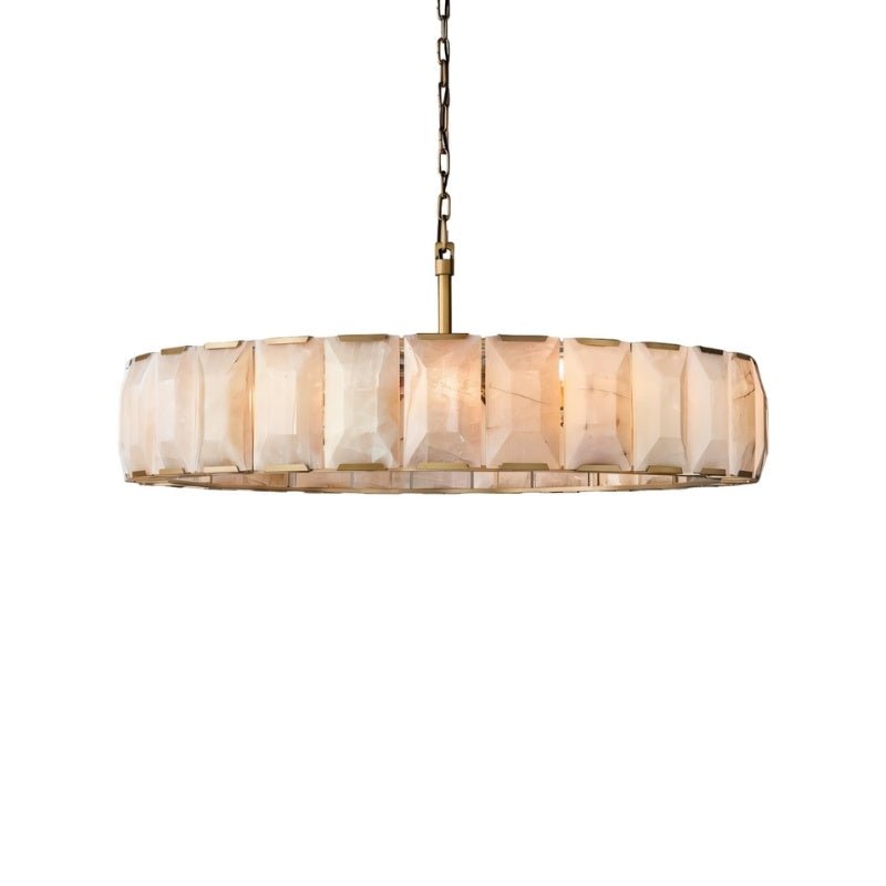 Verona Round Alabaster Chandelier