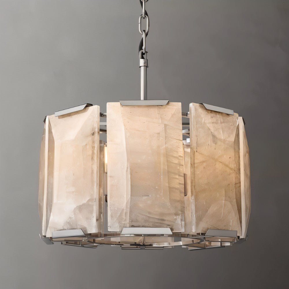 Verona Round Alabaster Chandelier