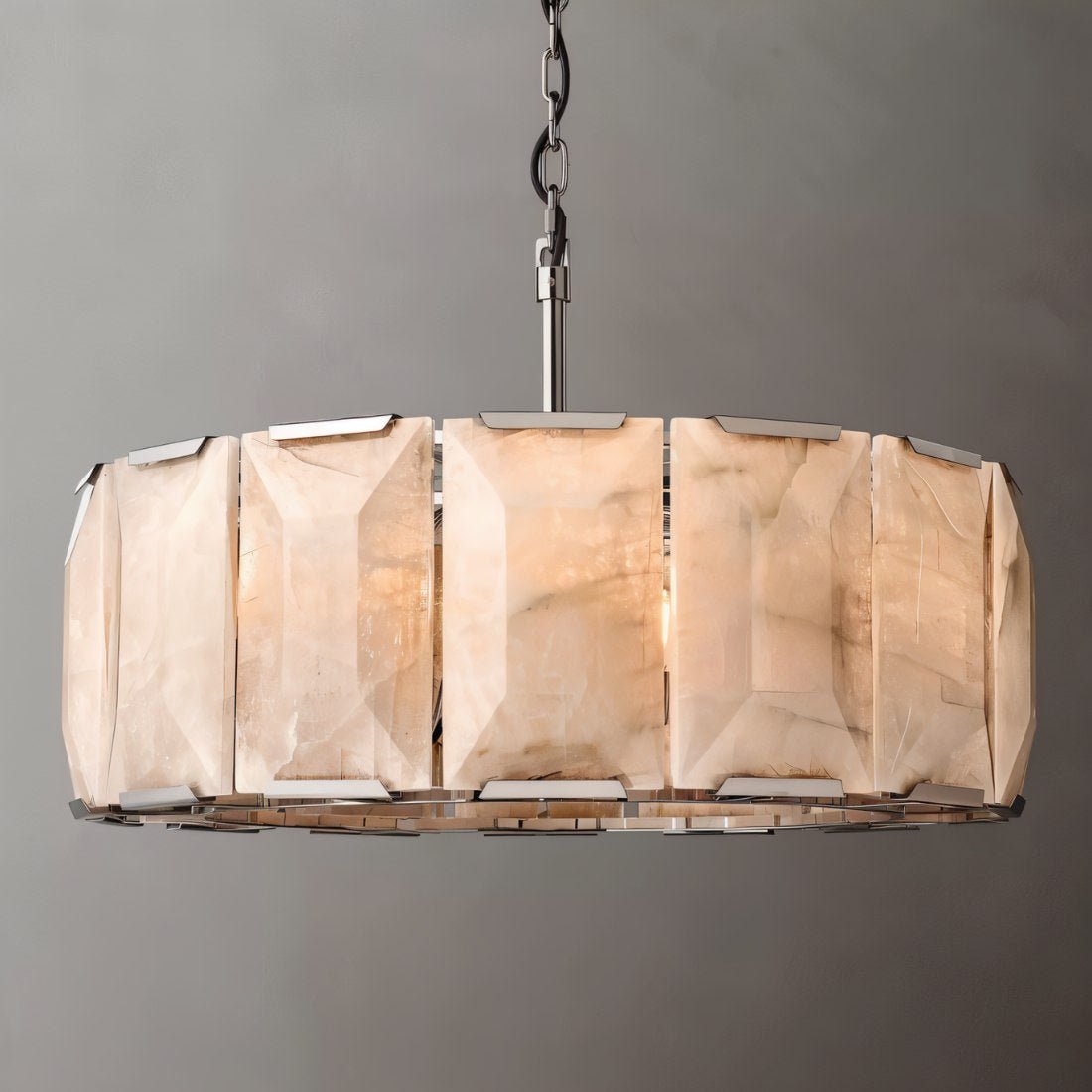 Verona Round Alabaster Chandelier