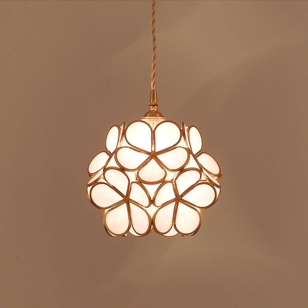 Mira Glass Petal Pendant Light