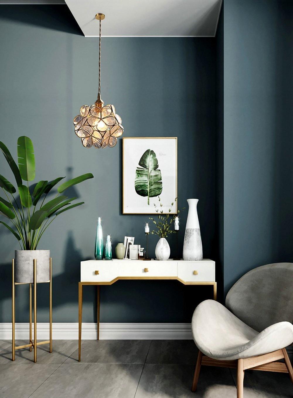 Mira Glass Petal Pendant Light