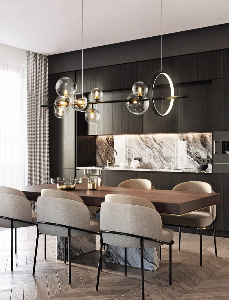 Marco Glass Ball Chandelier