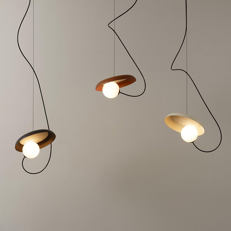 Teo Minimalist Magnetic Adjustable 3D Print Pendant Light