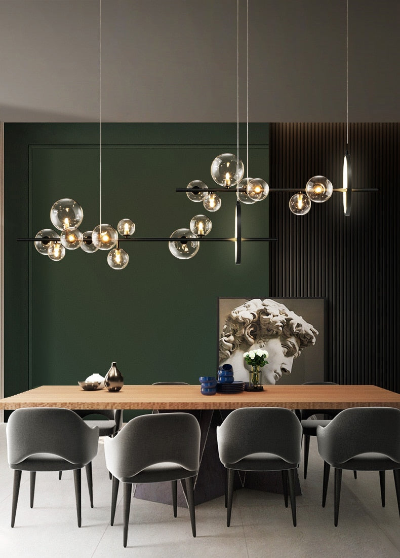 Marco Glass Ball Chandelier