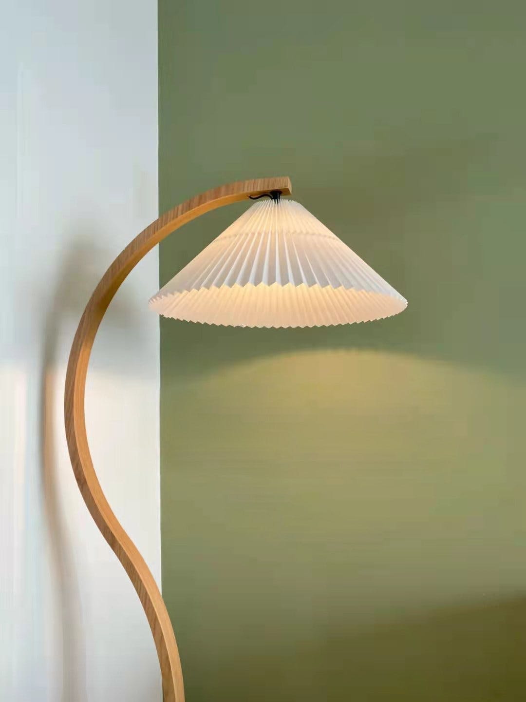 Caprani Wooden Floor Lamp