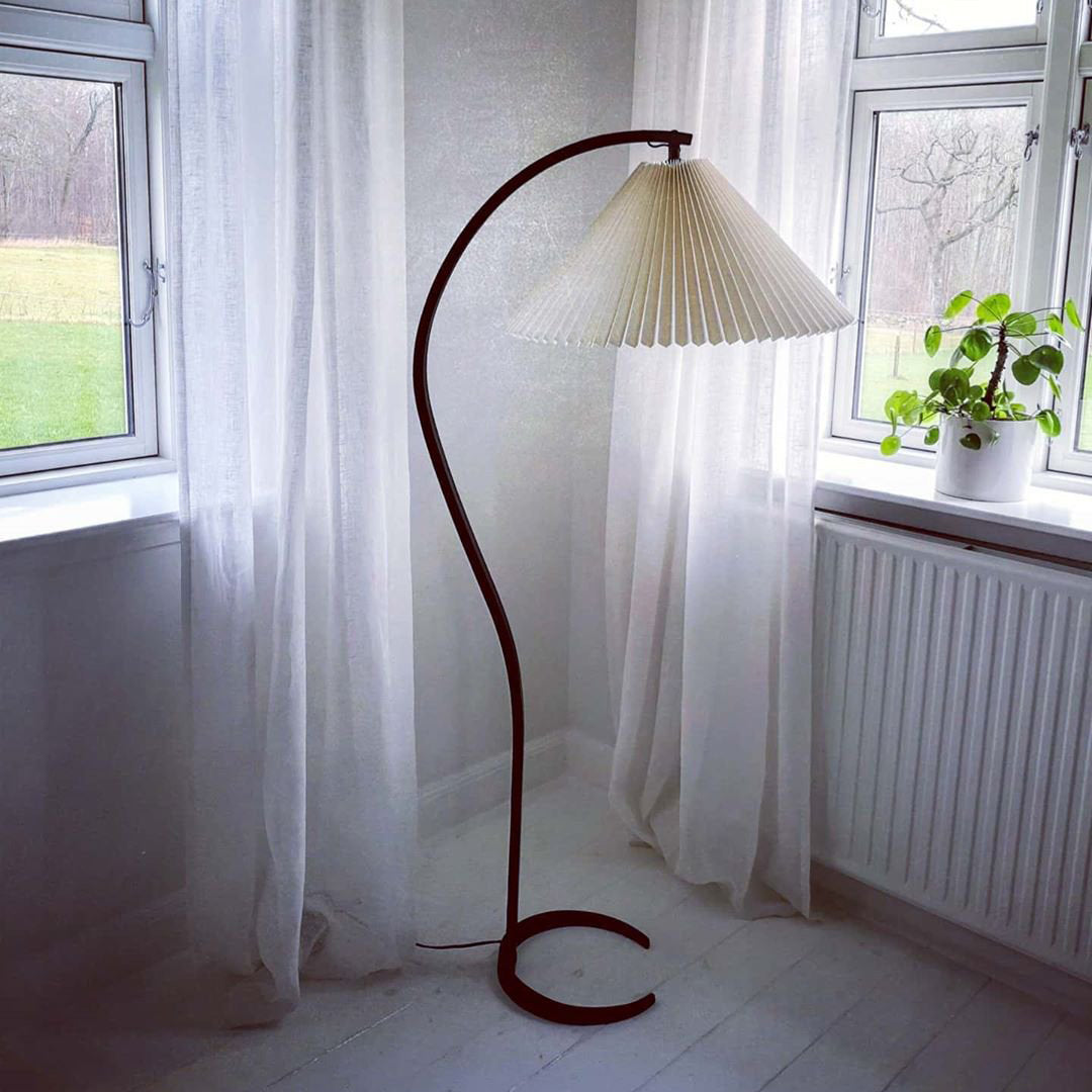 Caprani Wooden Floor Lamp