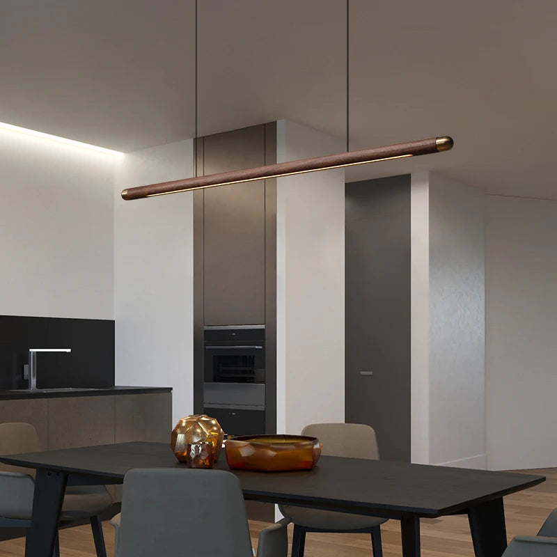 Modern Copper Circular Corner Pendant Light