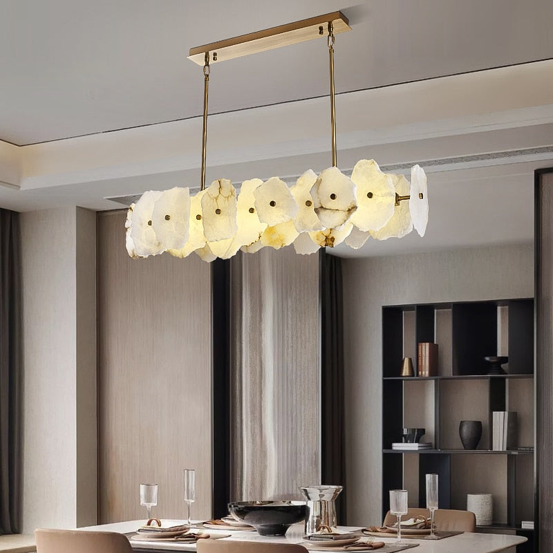 Tara Marble LED Chandelier