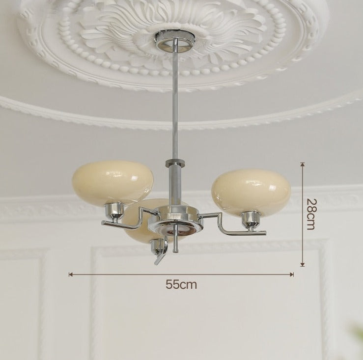 Bauhaus Modern French Chandelier