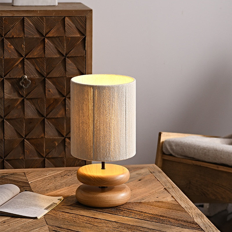 Lily Wooden Table Lamp