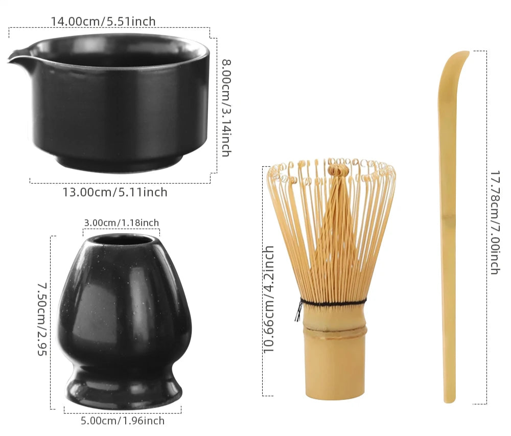 Chiso Japanese Matcha Whisk Set