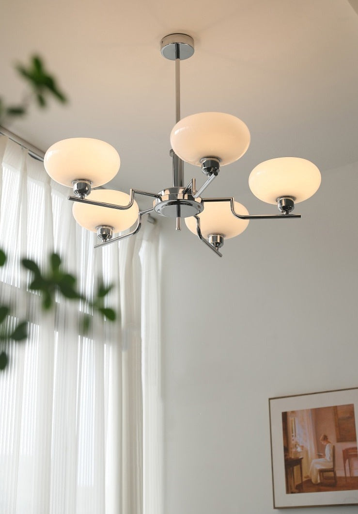 Bauhaus Modern French Chandelier