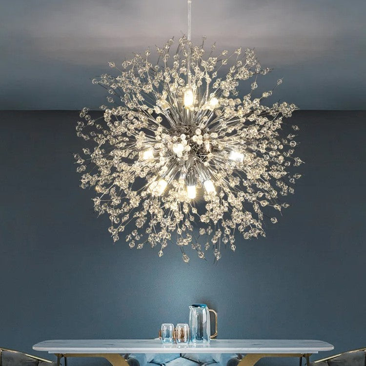 Lakeyah 9 - Light Dimmable Sputnik Sphere Chandelier