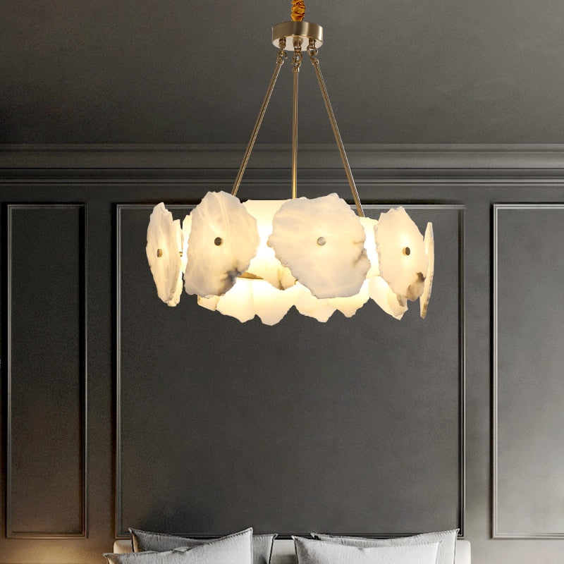 Tara Marble LED Chandelier