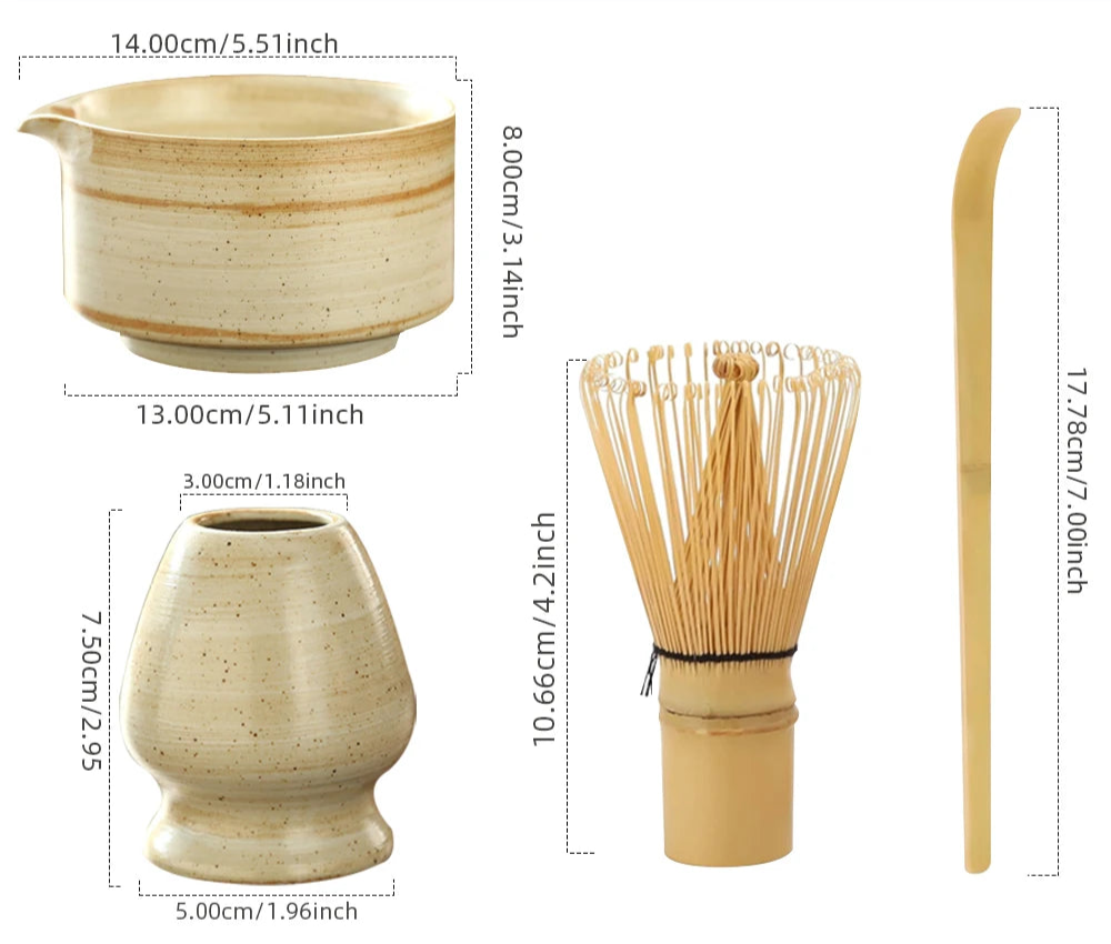 Chiso Japanese Matcha Whisk Set