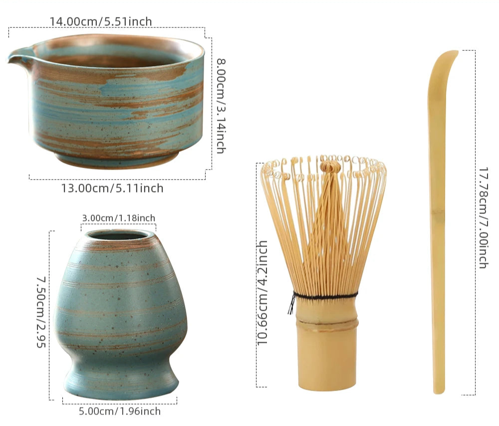 Chiso Japanese Matcha Whisk Set