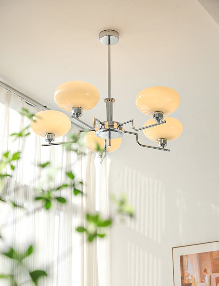 Bauhaus Modern French Chandelier