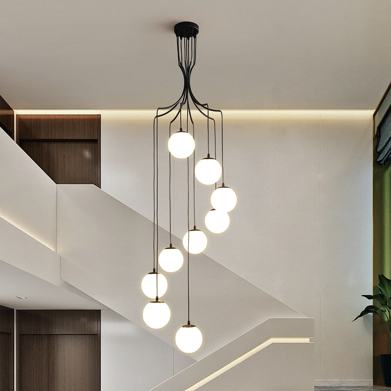 Louie Staircase Bubble Chandelier – Aevial Home Collection